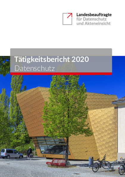 Bild vergrößern (Bild: Broschüre "Tätigkeitsbericht Datenschutz 2020" als PDF-Dokument. Barrierearm gestaltet.)