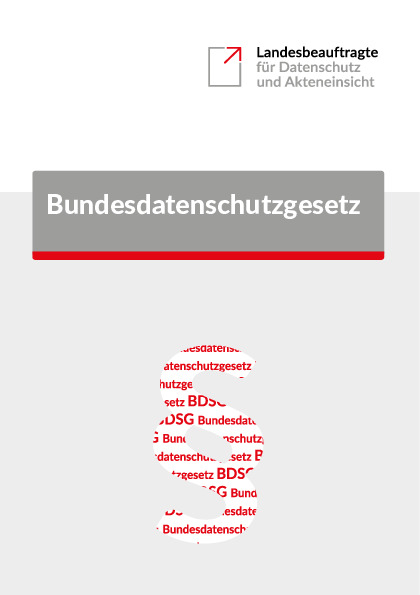 Bild vergrößern (Bild: Bundesdatenschutzgesetz (barrierefrei))
