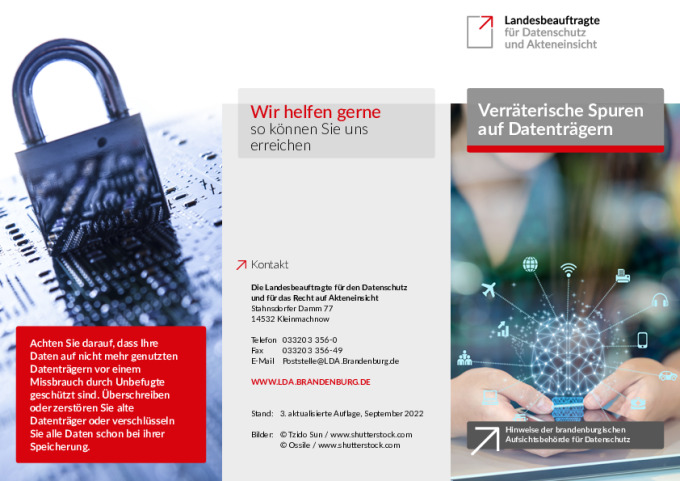 Bild vergrößern (Bild: Verräterische Spuren auf Datenträgern (barrierefrei))