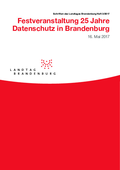 Bild vergrößern (Bild: Festveranstaltung 25 Jahre Datenschutz in Brandenburg)