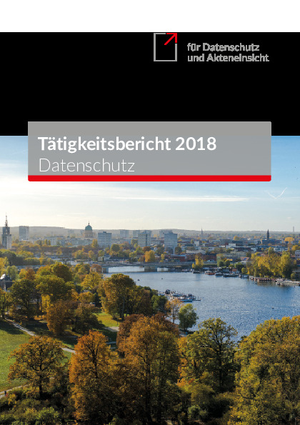 Bild vergrößern (Bild: PDF-Datei des Tätigkeitsberichts Datenschutz 2018)