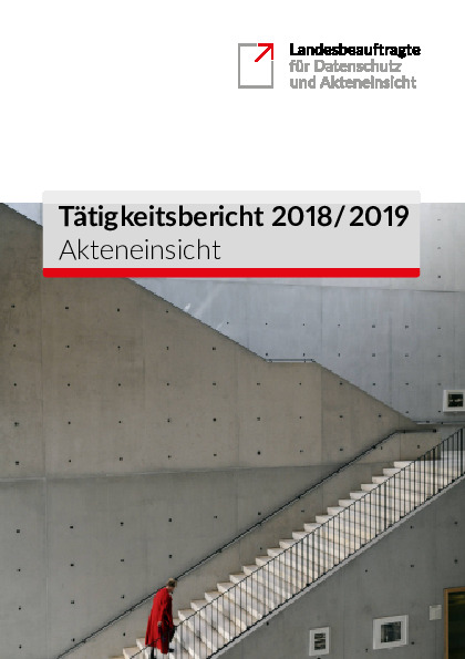 Bild vergrößern (Bild: Tätigkeitsbericht Akteneinsicht 2018/2019)